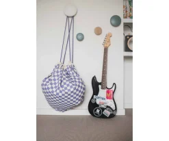 Sale Saco Reversible Noomad Vichy Purple Niños Organizadores De Juguetes|Organizadores