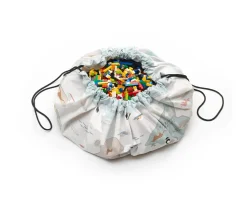 New Saco Reversible Noomad Worldmap Colour Niños Organizadores De Juguetes|Organizadores