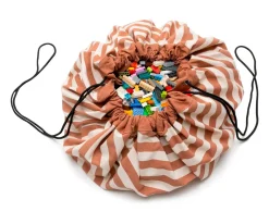 Clearance Saco Reversible Noomad Stripes Brown Organizadores|Alfombras Infantiles