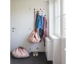 Clearance Saco Reversible Noomad Stripes Brown Organizadores|Alfombras Infantiles