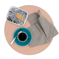 Salvamanteles Infantiles^We Might Be Tiny Salvamanteles Silicona Round Blush