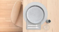 Salvamanteles Infantiles^We Might Be Tiny Salvamanteles Silicona Round Gris