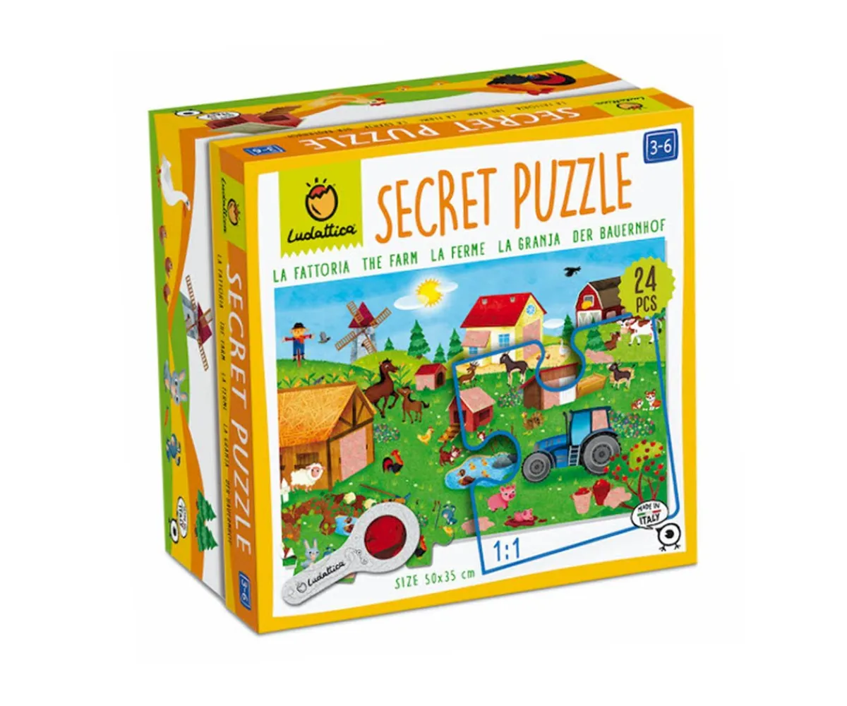 Best Secret Puzzle La Granja Niños Juguetes Niños 4 Años|Juguetes Niños 5 Años