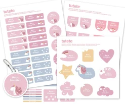 Discount Sello Personalizado + Combinado Termo y Pegatinas Magical Unicorn Colecciones Vuelta Al Cole|Sellos Personalizados