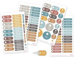 Sale Sello Personalizado Gran Estrella + Combinado Termo y Pegatinas Retro Nordic Estrella Etiquetas Personalizadas|Sellos Personalizados