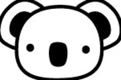 Sello Personalizado Koala + Cinta Blanca para Ropa Oscura Sellos Personalizados|Colecciones Vuelta Al Cole