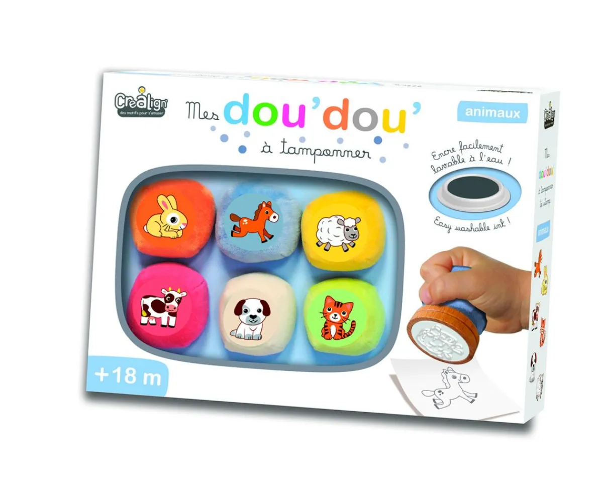 Juguetes Para Niños De Un Año^Crealign Sellos Dou Dou Animales