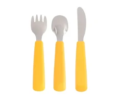 Cubiertos Infantiles^We Might Be Tiny Set 3 Cubiertos Feedie Amarillo