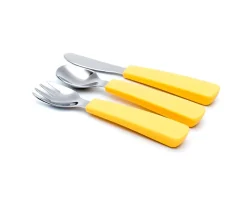 Cubiertos Infantiles^We Might Be Tiny Set 3 Cubiertos Feedie Amarillo