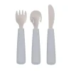 Cubiertos Infantiles^We Might Be Tiny Set 3 Cubiertos Feedie Gris