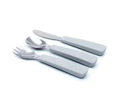 Cubiertos Infantiles^We Might Be Tiny Set 3 Cubiertos Feedie Gris