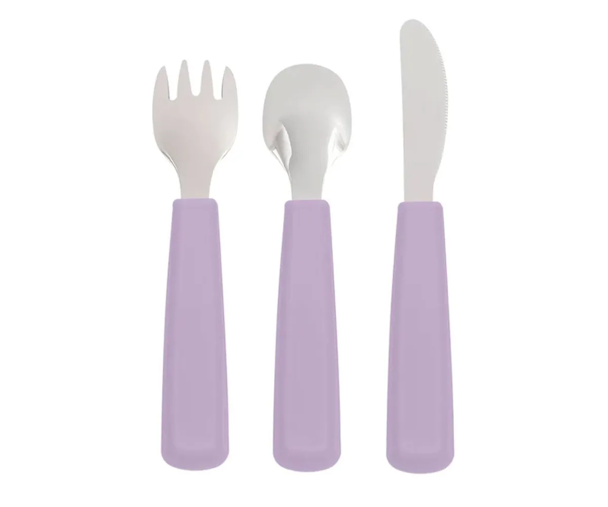 Cubiertos Infantiles^We Might Be Tiny Set 3 Cubiertos Feedie Lilac