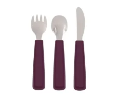 Cubiertos Infantiles^We Might Be Tiny Set 3 Cubiertos Feedie Plum
