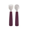 Cubiertos Infantiles^We Might Be Tiny Set 2 Cubiertos Feedie Plum