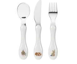 Cubiertos Infantiles^Lassig Set 3 Cubiertos Little Mateys Royal Blue