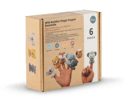 Juguetes Niños 3 Años^Así Toys Set 6 Marionetas Animales del Zoo