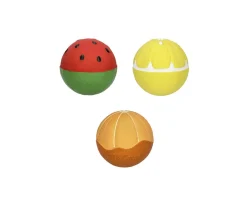 Clearance Set 3 Pelotas Sensoriales, Mordedor y Juguete de Baño Fruit Salad Niños Juguetes Para Niños De Un Año|Juguetes Para Recién Nacidos