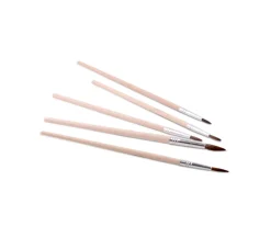 Manualidades Para Niños^Primo Set 5 Pinceles Punta Redonda