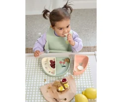 Vajilla Infantil^Lassig Set 3 Platos Silicona Happy Fruits Cherry