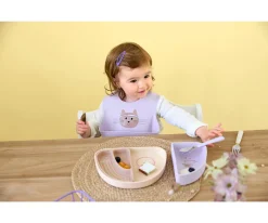 Vajilla Infantil^Lassig Set 3 Platos Silicona Tiny Team Cat