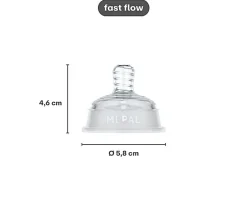 Tetinas^Mepal Set 2 Tetinas Para Biberón Mio Flujo Rápido