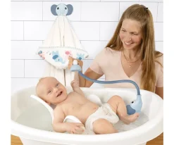 Hot Set Baño Ducha Elefante y Capa Azul Niños Juguetes De Baño|Juguetes Para Recién Nacidos