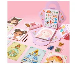 Discount Set Creativo 3 en 1 Desfile Modas Princesas Niños Manualidades Para Niños|Pintura De Uñas, Brillos Y Tattoos