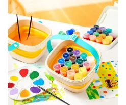 Online Set Cubo Portátil con 16 Colores Para Pintar Niños Manualidades Para Niños|Material Escolar