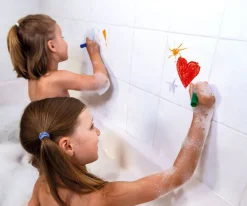 New Set de 6 Ceras de Baño y Esponja Niños Manualidades Para Niños|Juguetes Niños 3 Años