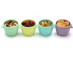 Outlet Set de 4 Contenedores para Alimentos 177 ml Cajas De Almuerzo|Fiambreras Infantiles
