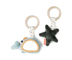 Set de 2 Juguetes Sensoriales Wally Azul Niños Juguetes Para Recién Nacidos|Juguetes Para Niños De Un Año