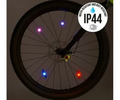 Bicicletas Para Niños^Legami Set de 2 Luces Led para Radios de Bicicleta Space