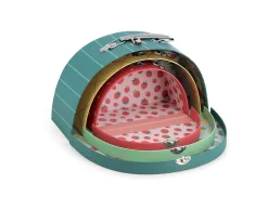 Organizadores De Juguetes^Vilac Set de 3 Maletas Encajables "Les Fruits Gourmands"