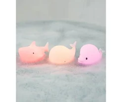 Discount Set de 3 Mini Lámparas Océano Delfín, Ballena y Tiburón Niños Juguetes De Baño|Iluminación