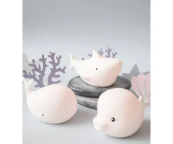 Discount Set de 3 Mini Lámparas Océano Delfín, Ballena y Tiburón Niños Juguetes De Baño|Iluminación