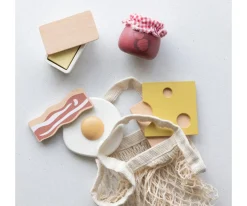 Outlet Set de Comestibles de Madera Desayuno Niños Juguetes Para Niños De Un Año|Cocinitas De Juguete