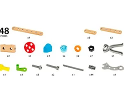 Juguetes Niños 5 Años^Brio Set de Construcción Iniciación 48 Piezas