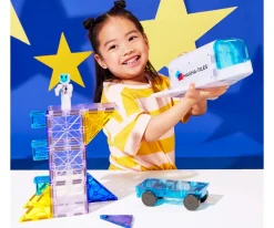 Sale Set de Construcción Magna Space 32 Piezas Niños Juguetes Niños 6 Años|Juguetes Niños 3 Años