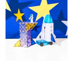 Sale Set de Construcción Magna Space 32 Piezas Niños Juguetes Niños 6 Años|Juguetes Niños 3 Años