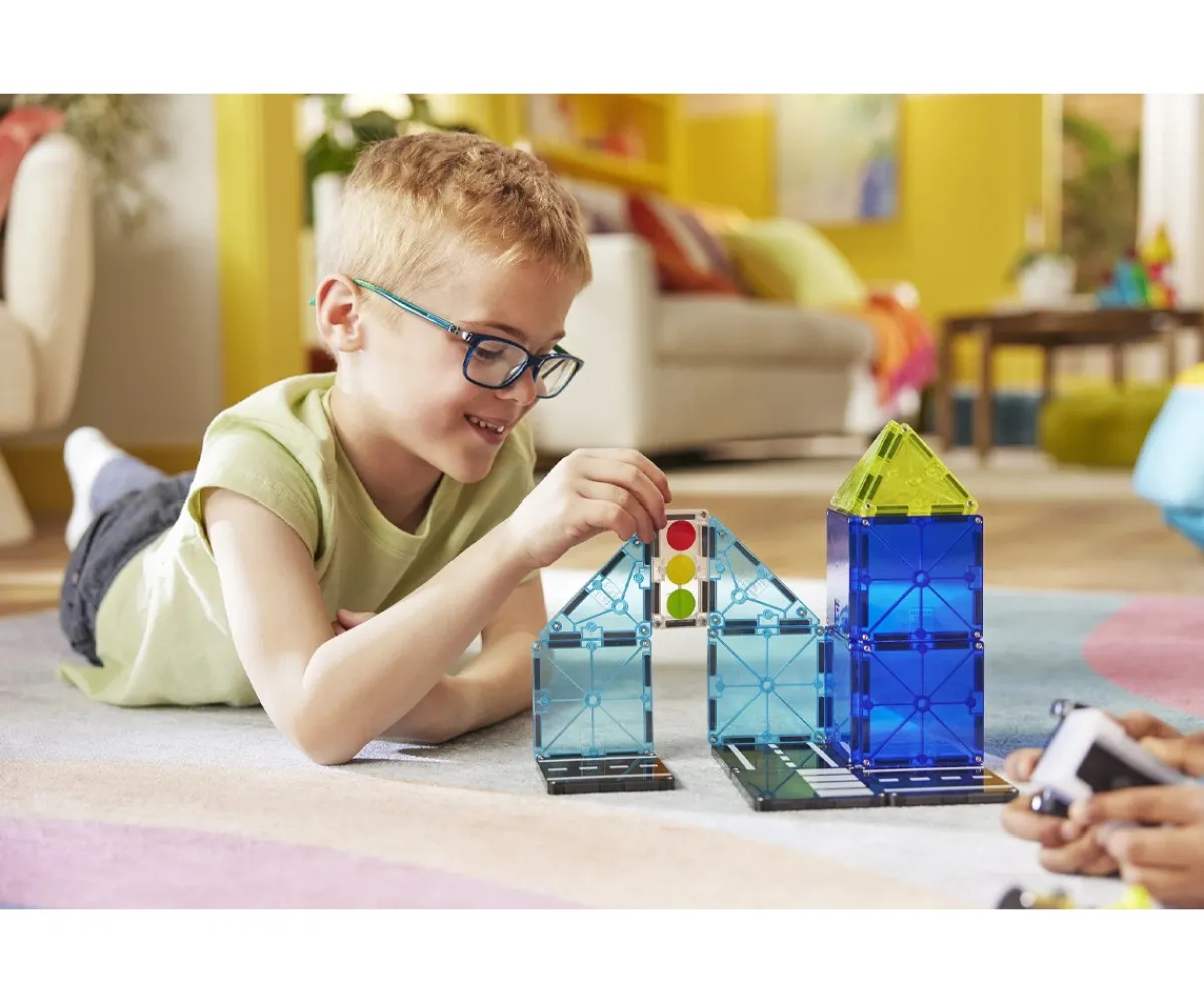 Clearance Set de Construcción Police Patrol 20 piezas Niños Juguetes Niños 4 Años|Juguetes Niños 5 Años