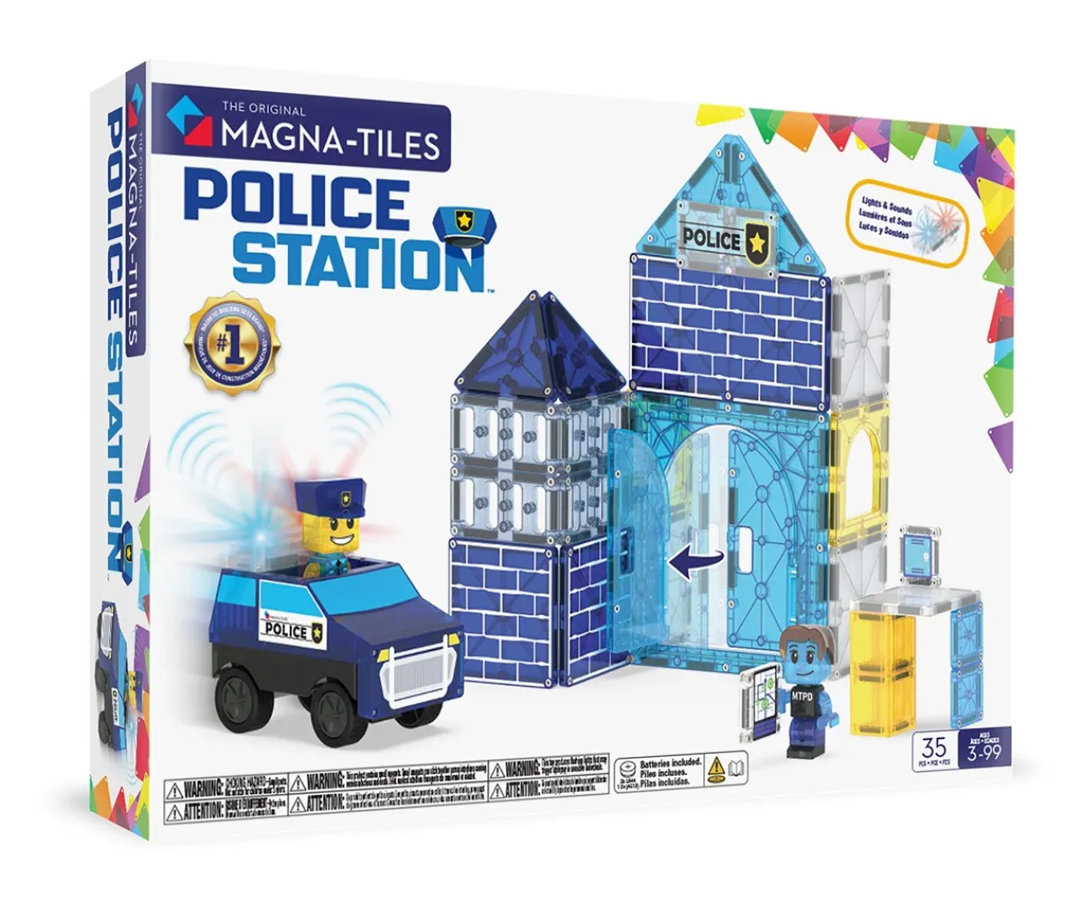 Discount Set de Constucción Police Station 35 piezas Niños Juguetes Niños 6 Años|Juguetes Niños 4 Años
