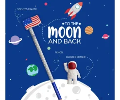 Manualidades Para Niños^Legami Set de Lápiz y Goma Space