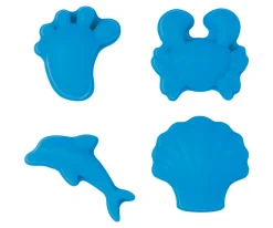 Juguetes De Playa^Scrunch Set de Moldes de Arena Footprint Azul Cielo
