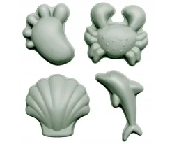 Juguetes De Playa^Scrunch Set de Moldes de Arena Footprint Sage
