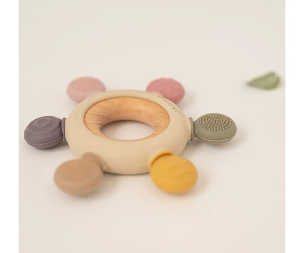 Online Set de Mordedores Sensoriales Silicona Pink Mordedores|Sonajeros Bebé