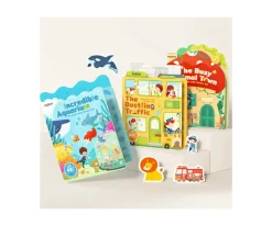 Juguetes Niños 3 Años^MiDeer Set de Pegatinas Bustling Traffic