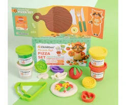 Outlet Set de Plastilina Natural Pizzeria Rafi Niños Manualidades Para Niños|Juguetes Niños 3 Años