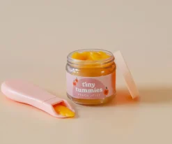 Accesorios Para Muñecas^Tiny Harlow Set de Tarro y Cuchara Tiny Tummies Peach Jelly Food