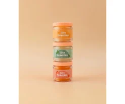 Accesorios Para Muñecas^Tiny Harlow Set de Tarro y Cuchara Tiny Tummies Banana Custard