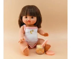 Accesorios Para Muñecas^Tiny Harlow Set de Tarro y Cuchara Tiny Tummies Banana Custard